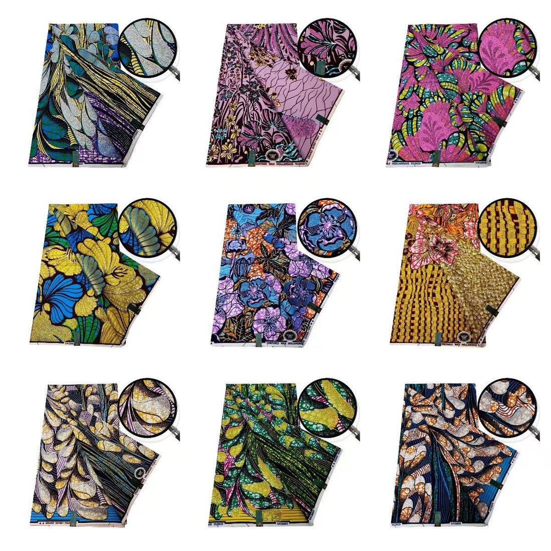 Ankara Wax Print Cotton Fabric – African Print for Dresses, Skirts & Headwraps